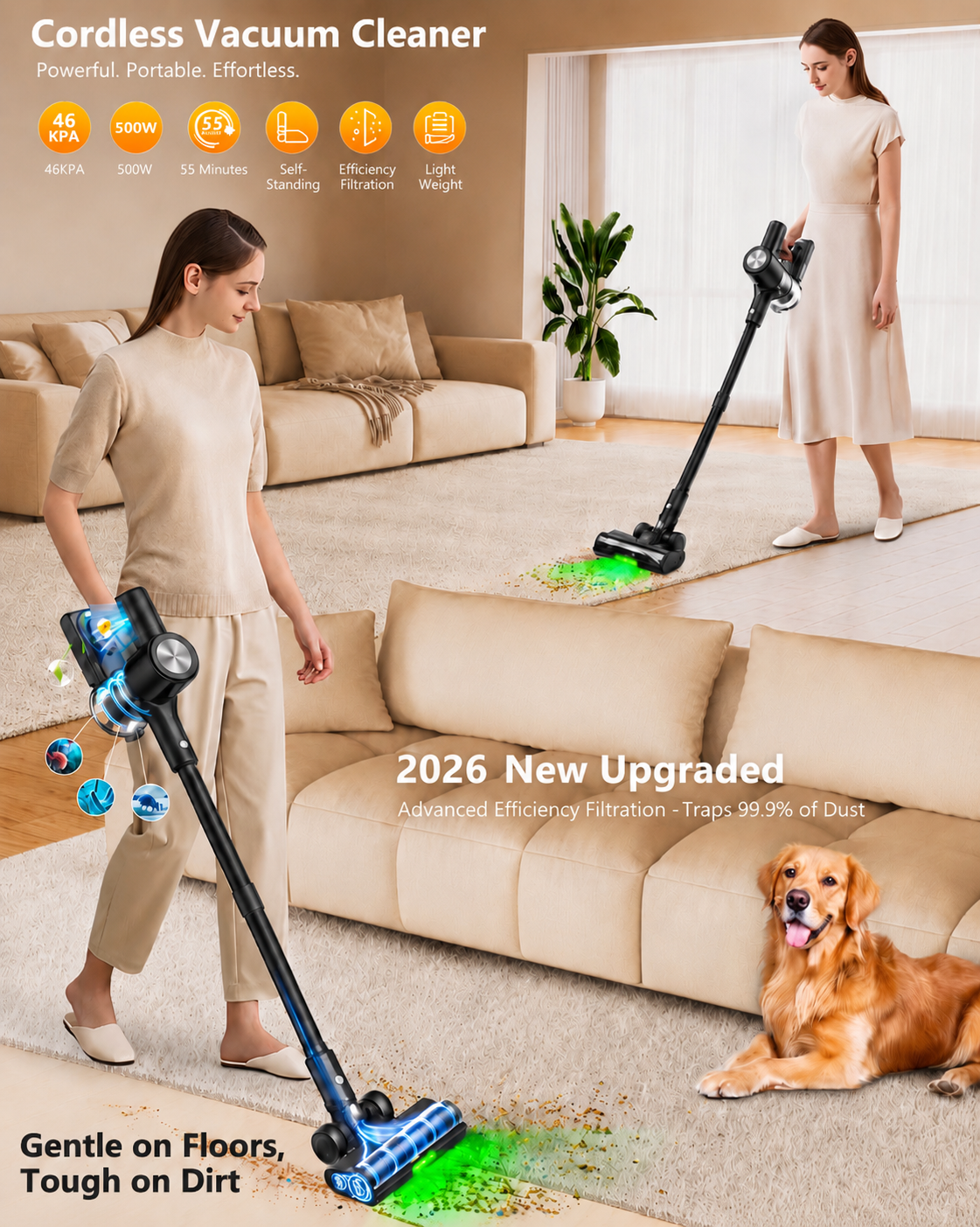 S3P 2-in-1 Cordless Vacuum
